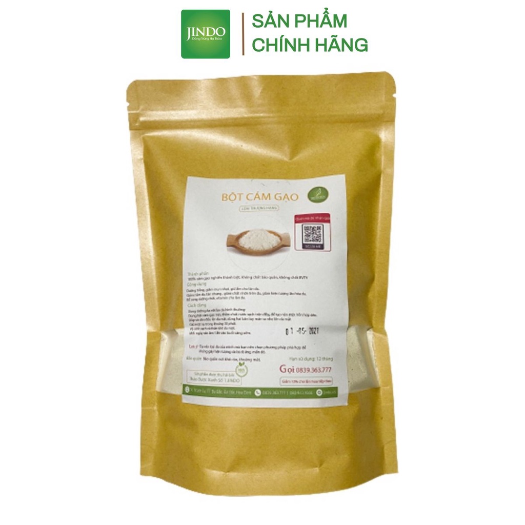 Bột cám gạo thượng hạng JINDO 1kg tác dụng giữ ẩm và chống lão hoá cho da phái đẹp