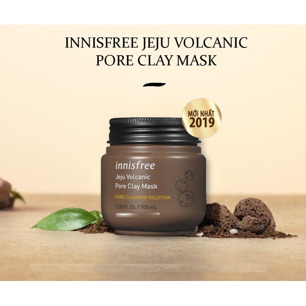 [NEW 2019] Mặt Nạ Innisfree Jeju Volcanic Pore Clay Mask 100ml