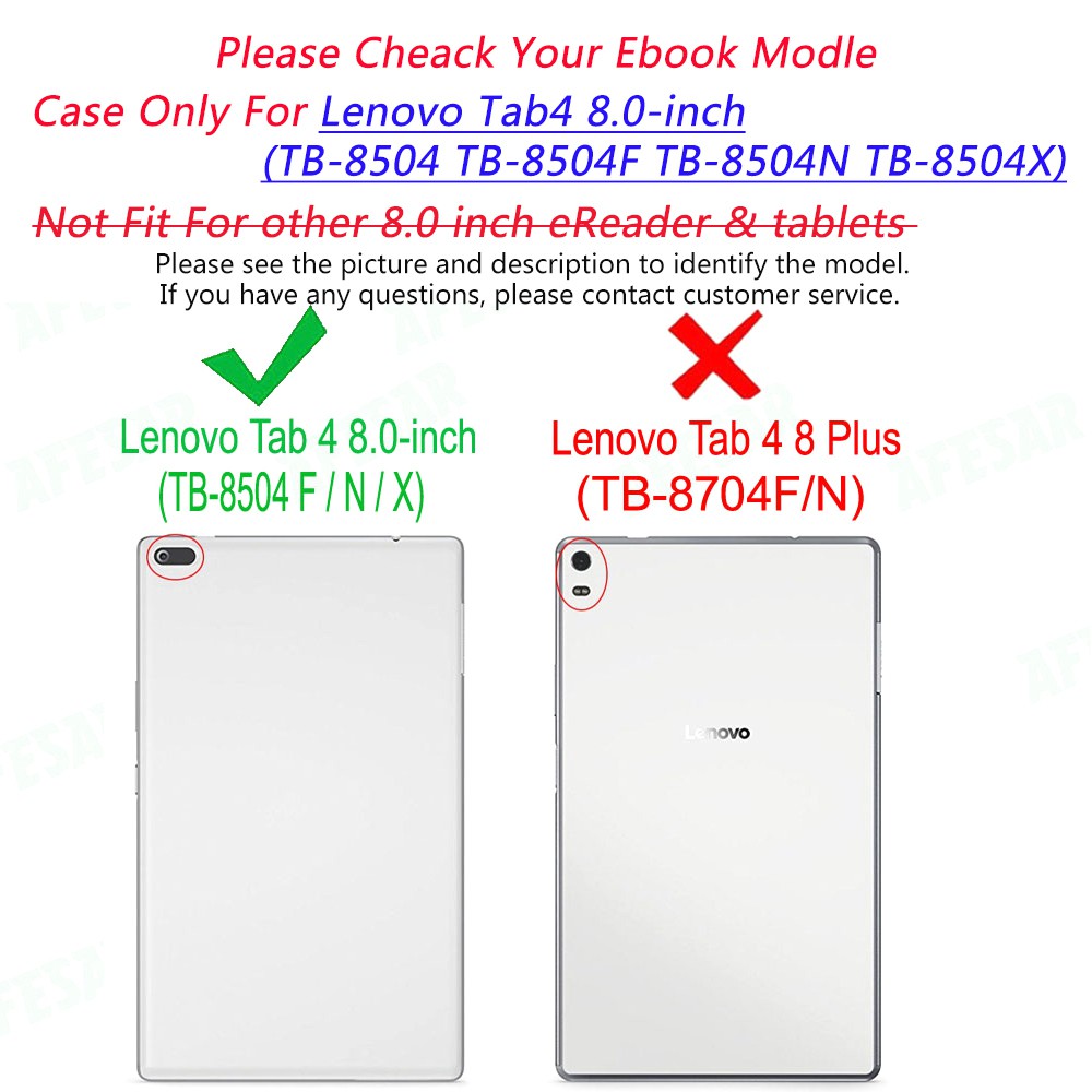 Bao da máy tính bảng chống sốc thiết kế mỏng dành cho Lenovo Tab 4 8.0 inch TB-8504X 8504F 8504N | WebRaoVat - webraovat.net.vn