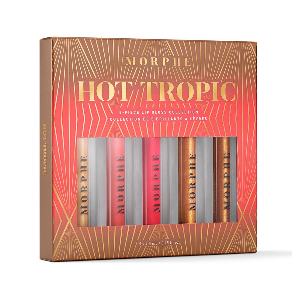 BỘ SƯU TẬP SON BÓNG 5 MÀU MORPHE HOT TROPIC 5 PIECE LIP GLOSS COLLECTION CHÍNH HÃNG - 3860