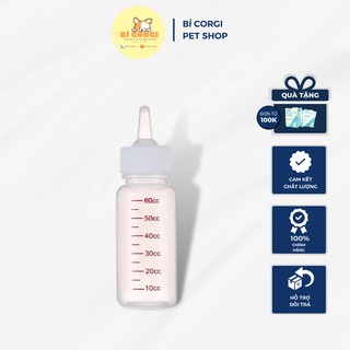 Bình ti bình sữa chó mèo sơ sinh 60ml
