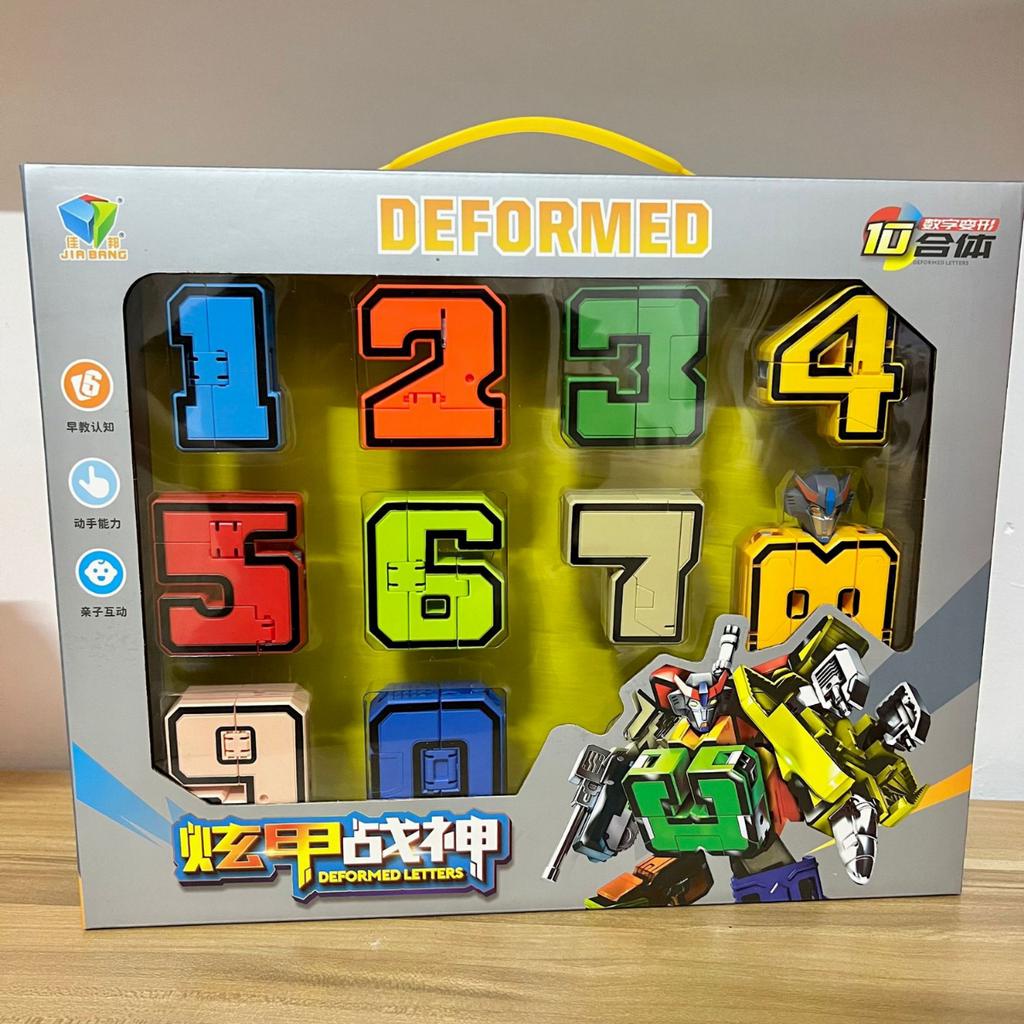 Đồ chơi xếp chữ cho bé bộ xếp chữ robots đồ chơi giáo dục cho bé trai và bé gái