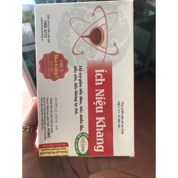 Ích liệu khang hỗ trợ rối loạn tiểu tiện ơ nam giới có u sơ tienliet tuyen
