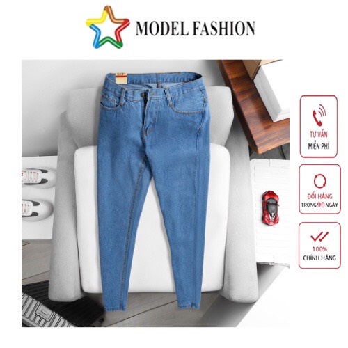 Quần jean nam basic cao cấp Model Fashion với form dáng vừa chuẩn - Hàng cao cấp chất vải đẹp