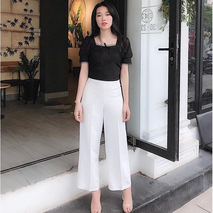 Quần Âu Ống Rộng Tuyết Mưa Cao Cấp Hack Chân Dài 🎁 | BigBuy360 - bigbuy360.vn