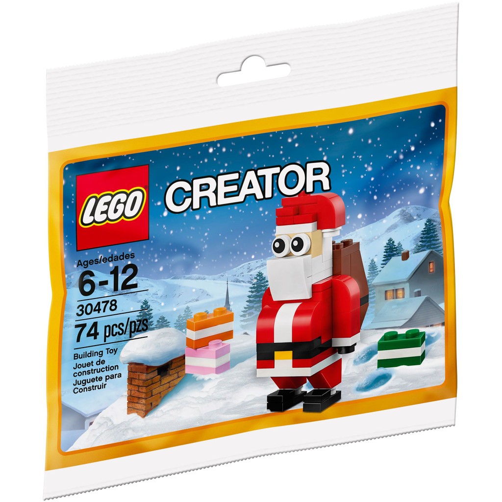 30478 Đồ chơi lắp ráp Iego Creator Jolly Santa _ Ông già Noel vui tính