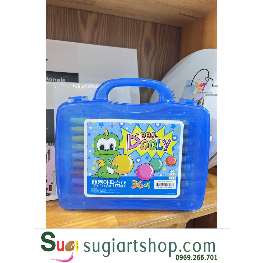 Bút Sáp Dầu 24/ 36/ 48 Màu  Dooly Hàn Quốc -