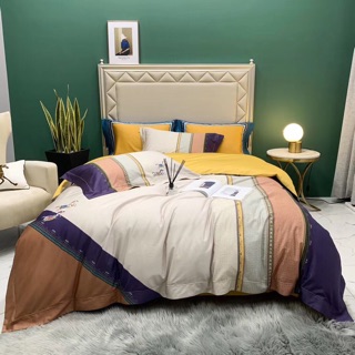 Set chăn ga gối lụa 100s “Mã đáo thành công”