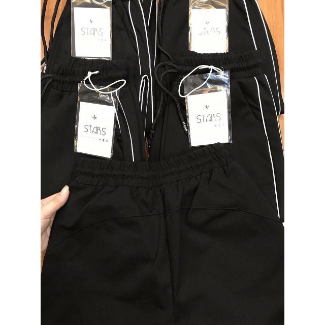 ❤️ GIÁ SỈ ❤️ QUẦN BAGGY 3 SỌC BASIC LƯNG THUN, QUẦN JOGGER DÀI ĐEN NỮ VẢI THUN XỊN