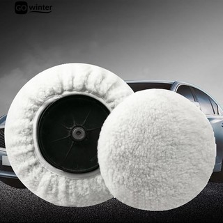 Bộ 2 đĩa vải lông đánh bóng xe ô tô chuyên dụng