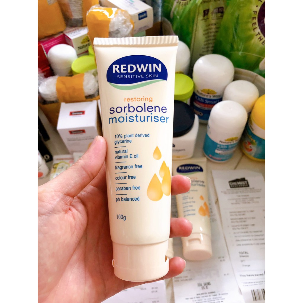 [ KÈM BILL ] Kem dưỡng da toàn thân làm mềm da REDWIN Sorbolene Moisturiser Restoring With Vitamin E