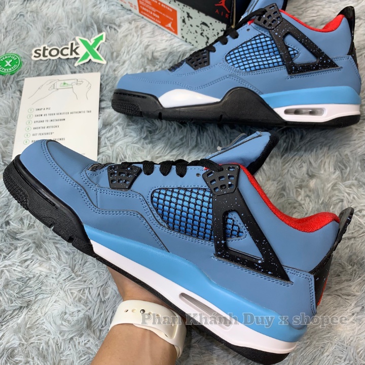 Giày bóng rổ jordan 4 travis scott nam nữ chất lượng tốt