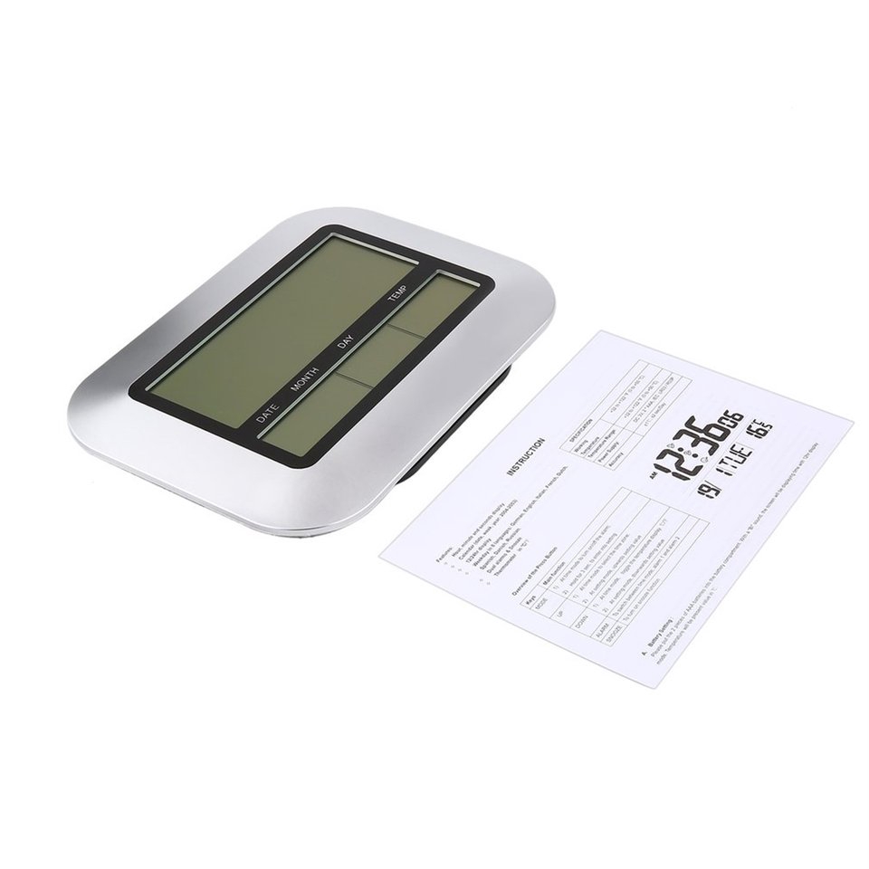 Đồng hồ điện tử để bàn đo được nhiệt độ