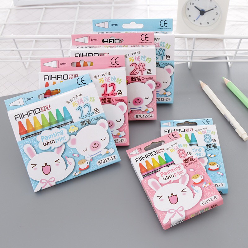 Set 8/ 12 / 24 Bút Màu Dành Cho Học Sinh (1379SBM)