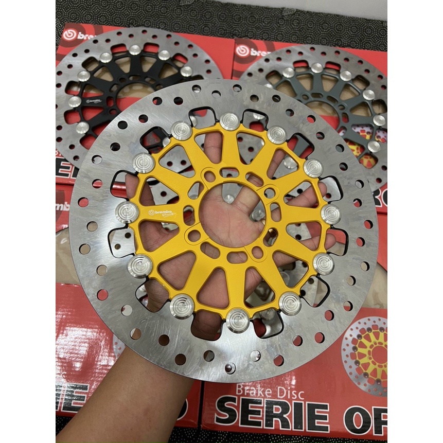 Dĩa Brembo 12 nút V2 khoen inox 267mm