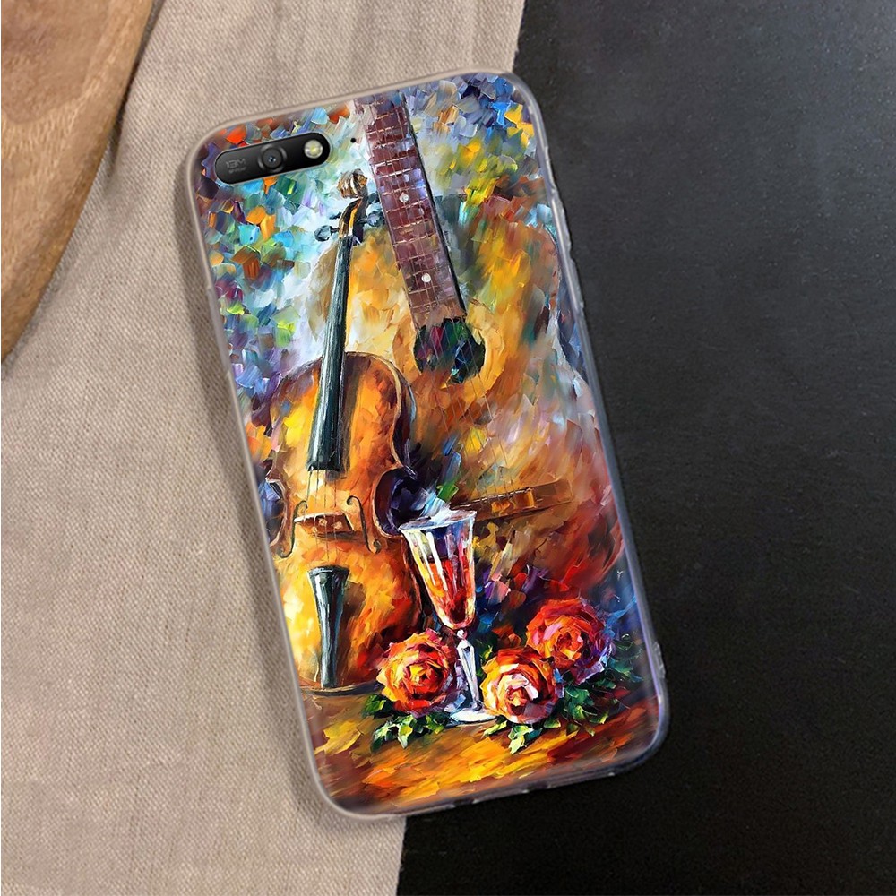 Ốp Điện Thoại Trong Suốt Hình Đàn Guitar Cho iPhone 5S 8 XR 6S 11 5 6 7 Pro Max SE Plus