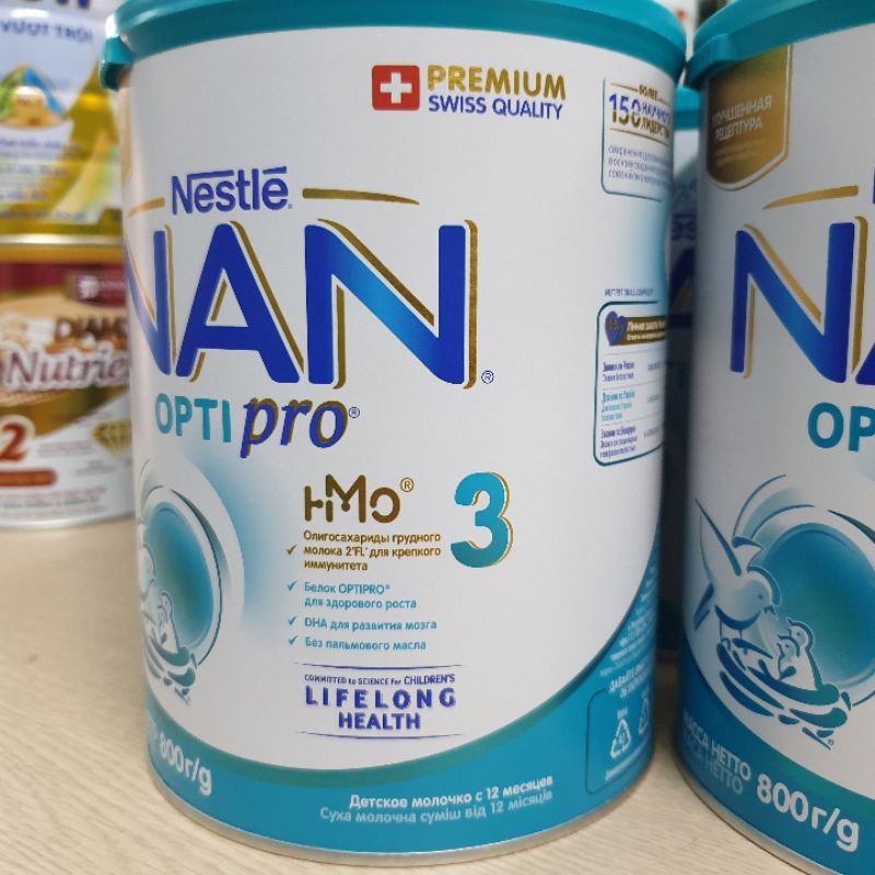 Sữa Bột Nan Nga Đủ Số 1,2,3,4 - 800G date mới nhất bimsuayennhi