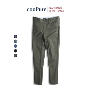 Quần kaki ống đứng cooPure, chất vải kaki thun truyền thống, bảng màu đa dạng, lịch thiệp QKCP022