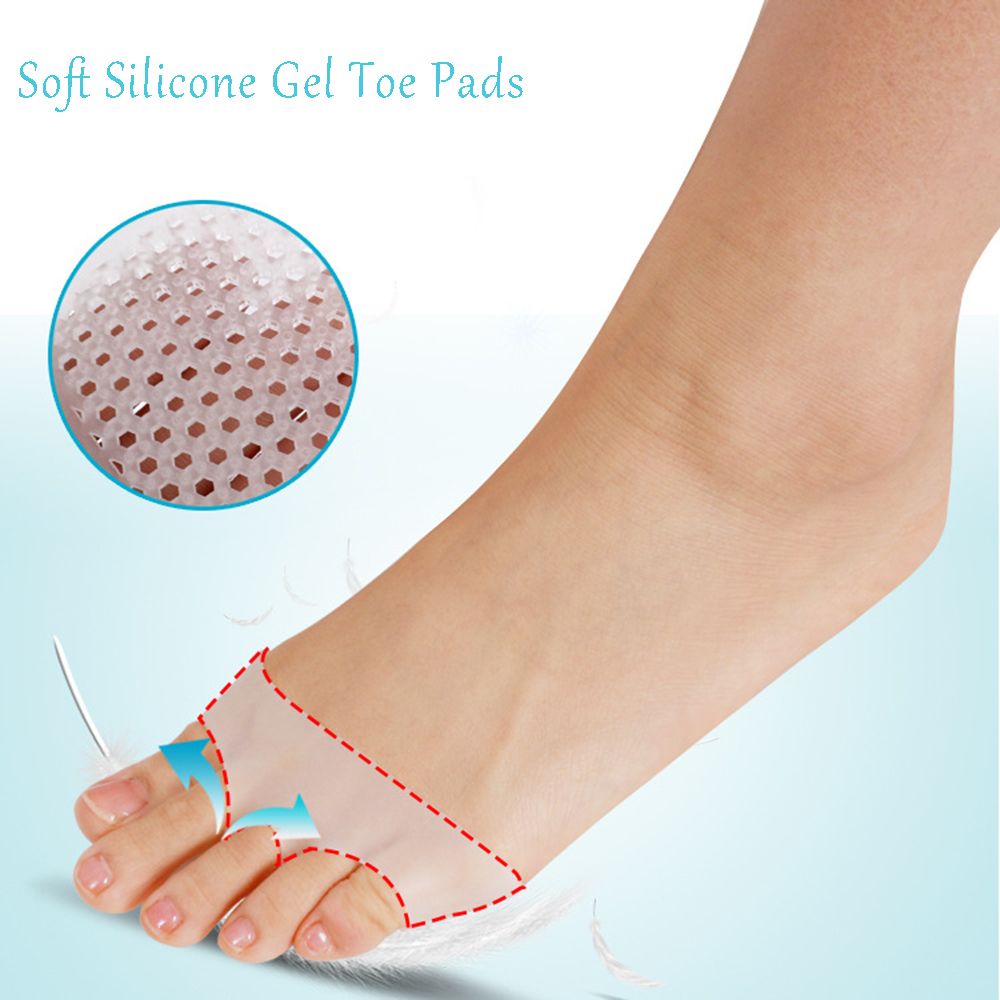 Miếng đệm ngón chân gel silicon mềm mại thoáng khí chất lượng cao