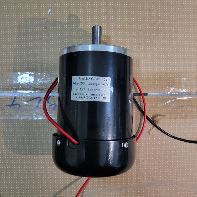 Motor 12v 500w có quạt làm mát motor