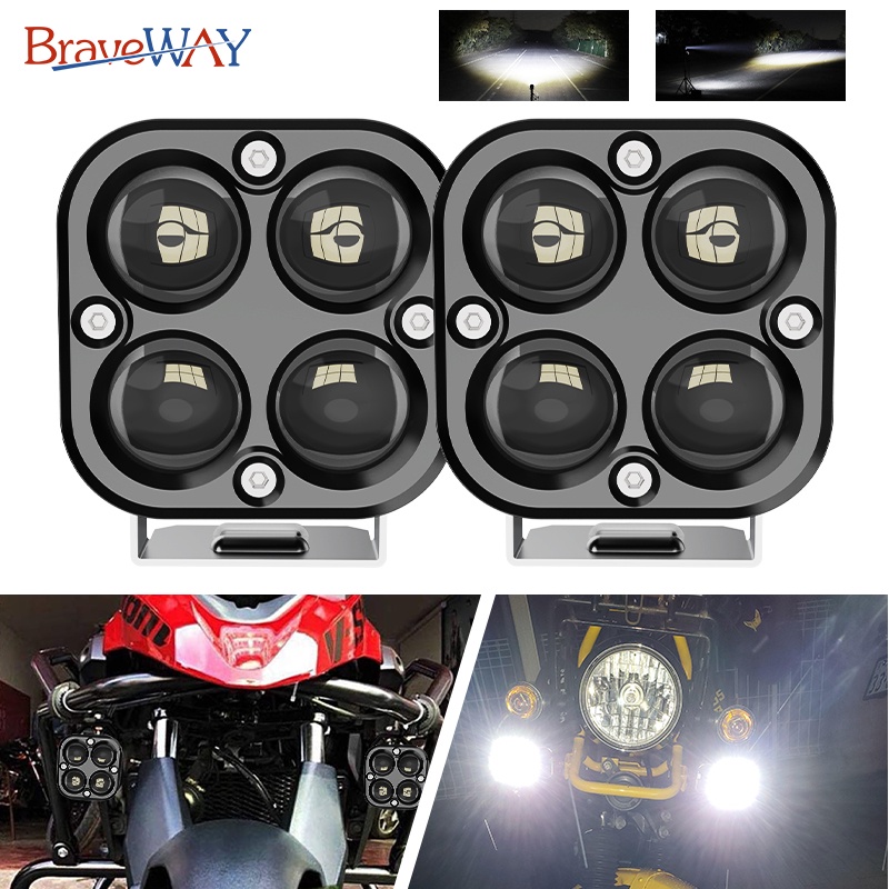 Thanh Đèn Led Vàng 3 Inch 120W 12V 24V 4x4 Cho Xe Hơi/Máy