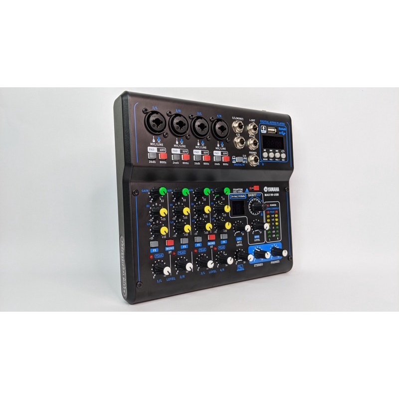 Bàn Mixer tích hợp vang số MAX99 USB - 16 chế độ vang, Hỗ trợ live, kết nối được Amply, Loa kéo, Loa vi tính, Cục đẩy