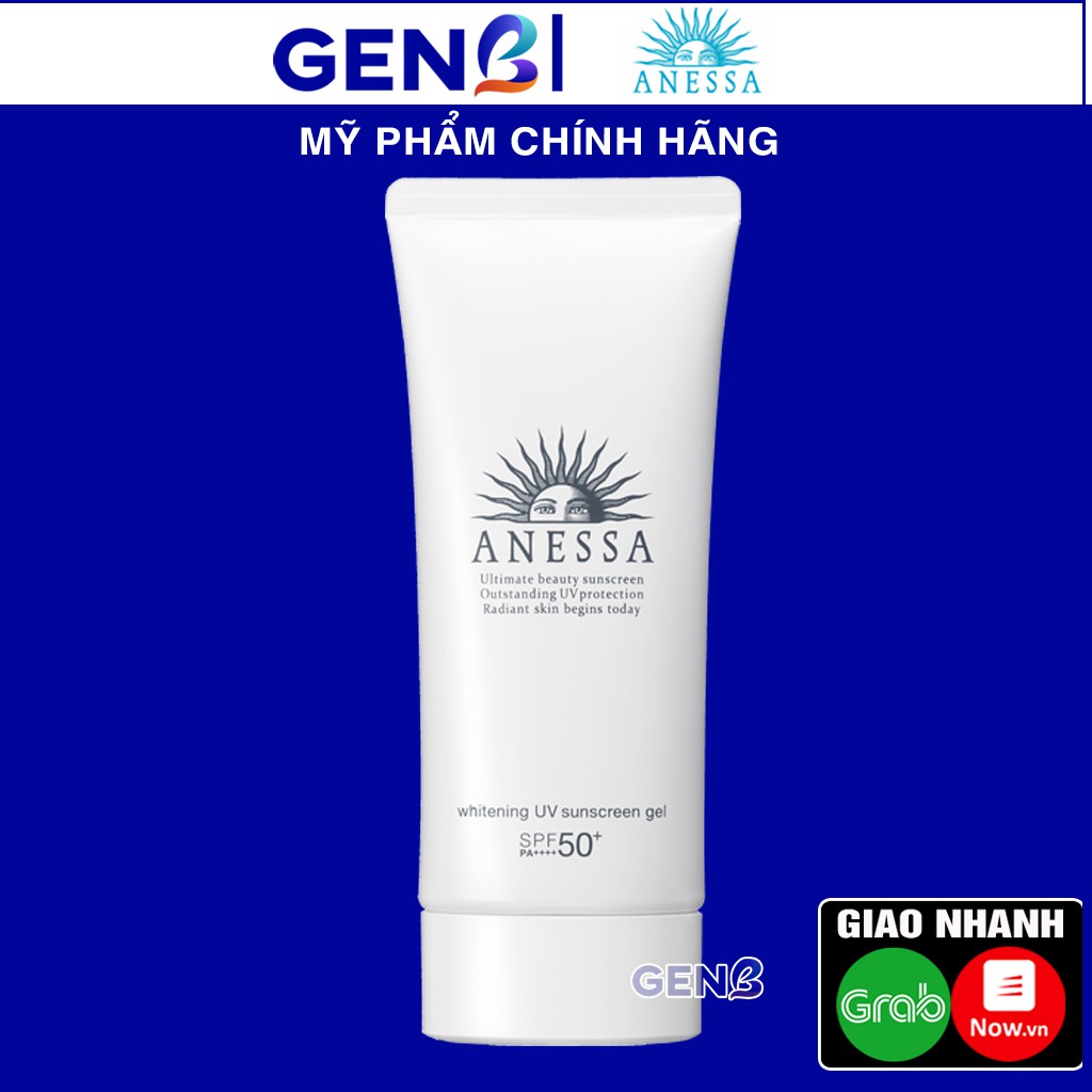 Kem Chống Nắng Anessa Perfect UV CHÍNH HÃNG Mild Milk Xanh/ Gel/ Xịt Kcn Dưỡng Trắng Cho Da Mặt, Toàn Thân Mỹ Phẩm GENB