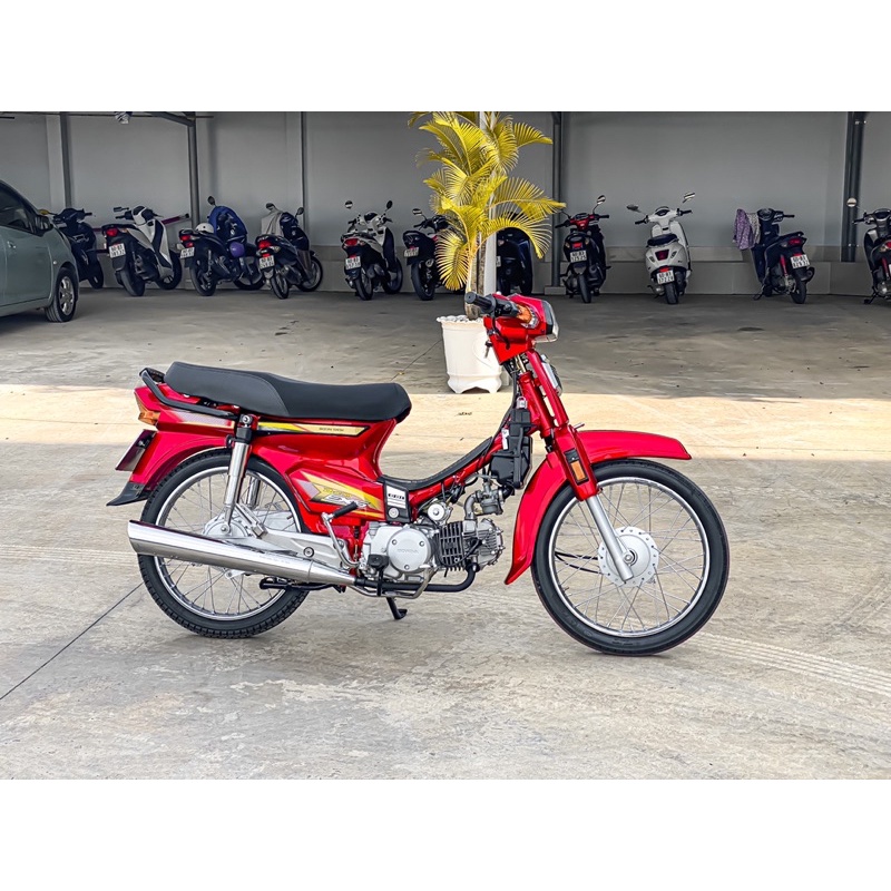 Tem Rời Dream mẫu EX5 cao cấp dán cho xe màu đỏ