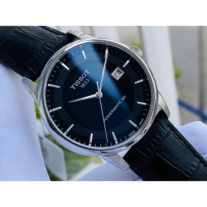Đồng hồ nam ⌚️T.i.s.s.o.t Luxury Powermatic 80 T086.407.16.051.00 ( T0864071605100) dây da đen dành cho NAM . | Shopee Việt Nam