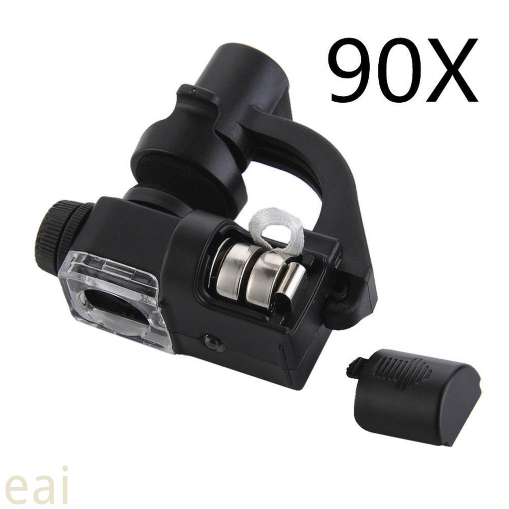 90X Optical Zoom Phone Camera Magnifier LED UV Clip Microscope Lens for Universal Cell Phone