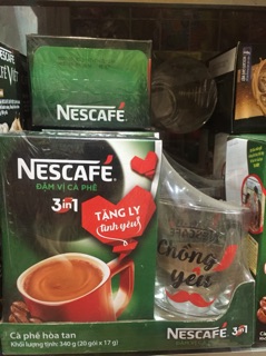 Cafe nescafe hộp 20 gói