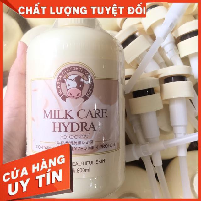 [Chính Hãng]SỈ & LẺ SỮA TẮM CON BÒ MILK CARE HYDRA 800ML