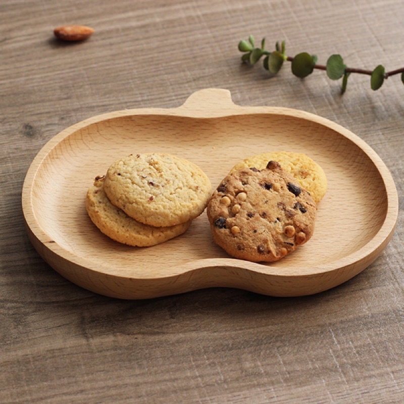 Khay gỗ sồi decor đựng đồ ăn dặm cho bé hình con vật gấu mèo thỏ