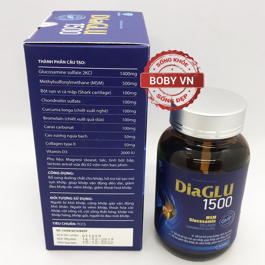 Dia Glu hỗ trợ khớp, giảm đau khớp - Chính hãng