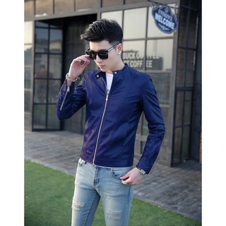 Áo khoác da cao cấp lót dù 2 lớp ad22
