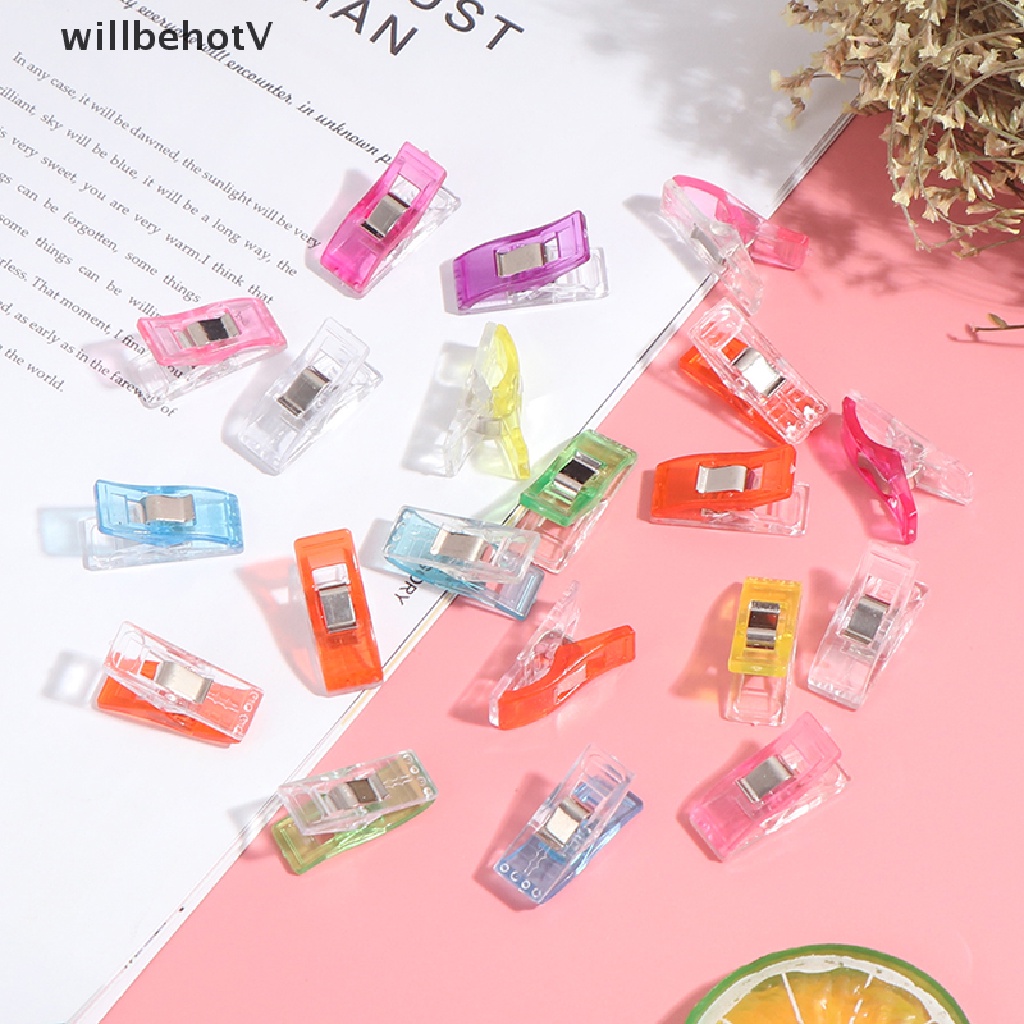 Set 20 Kẹp Cố Định Vị Trí Bằng Nhựa Nhiều Màu Sắc Tiện Dụng