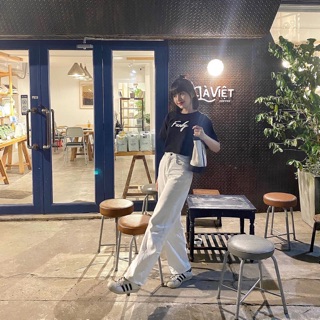 ÁO FUNKY THÊU XÙ CROPTOP
