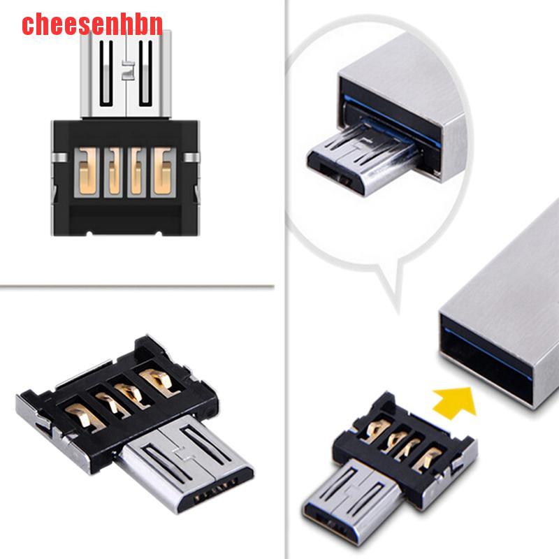 [cheesenhbn]2X Micro USB Male to USB Female OTG Adapter Converter For Android Tablet Phone