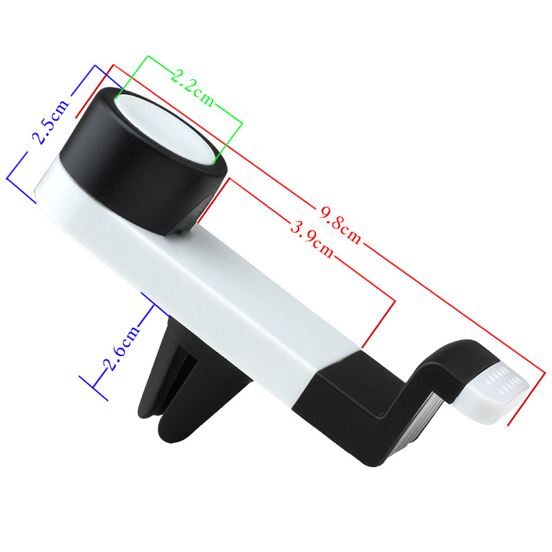 [VES] 360 Rotating In Car Air Vent Mount Holder Cradle Stand/ Universal Mobile Phone Car Air Vent Mobile Phone Holder Mount/ In Car Phone Bracket Compatible with IPhone and All Android Phones