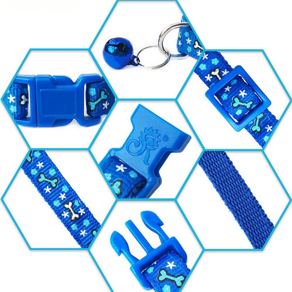 Vòng Cổ Polyester Có Khóa In Họa Tiết Hoạt Hình Có Thể Điều Chỉnh Cho Thú Cưng