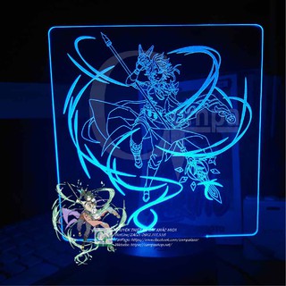 [ẢNH SHOP TỰ CHỤP] Đèn Ngủ Genshin Impact Xiao Siêu Ngầu Type 05 GGSI1405 16 MÀU TÙY CHỈNH COMPASHOP