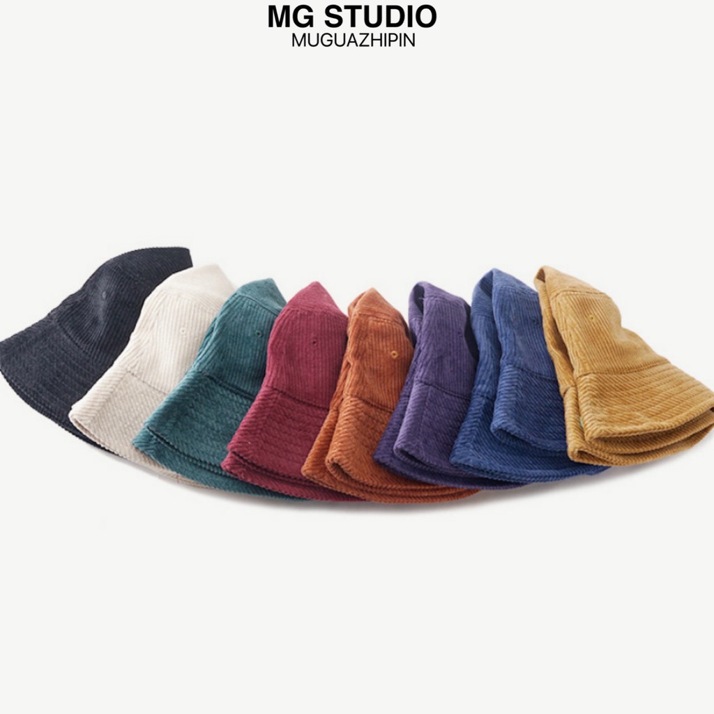 Mũ Tai Bèo MG STUDIO Chất Nhung Gân 12 Màu Sắc Xinh Xắn Tùy Chọn