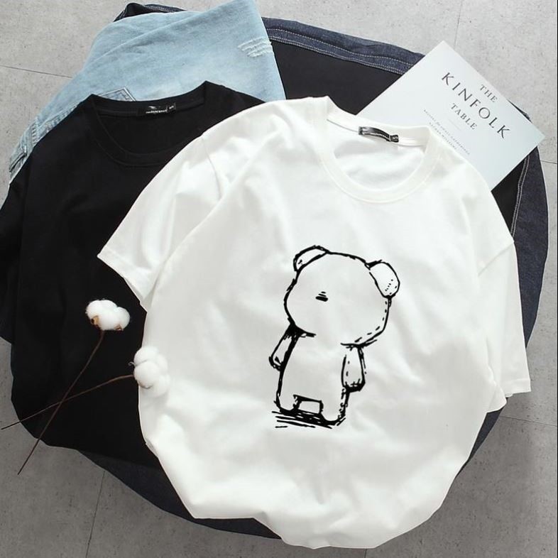 Áo thun nam nữ form rộng tay lỡ  dáng UNISEX  in hình gấu Teddy nhiều màu sắc trẻ trung năng động