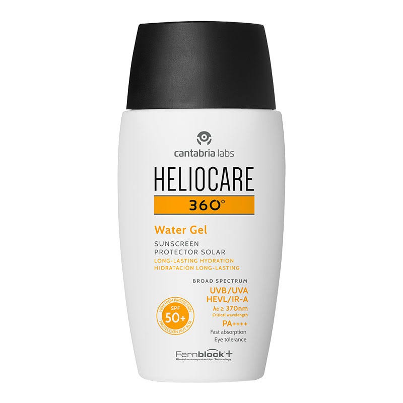 Kem chống nắng dạng gel dưỡng ẩm phổ rộng Heliocare 360 Water Gel Sunscreen Long Lasting Hydration SPF50+ 50ml