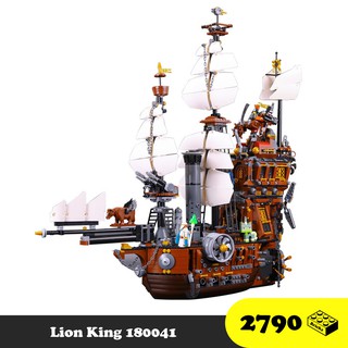 Đồ chơi Lắp Ráp Thuyền Cướp biển Trung Cổ Râu Sắt 16002 - Mould King 180041 Iron Beard Manatee - 2790 mảnh ghép