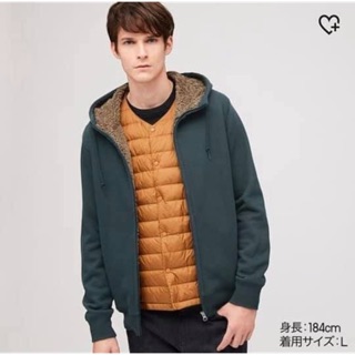 Áo nỉ lót lồng cừu uniqlo nhật auth