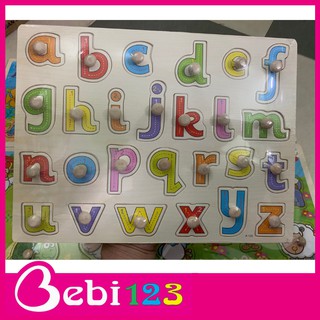 Bộ Lắp Ráp Hình Gỗ Có Núm Dễ Cầm Cho Bé
