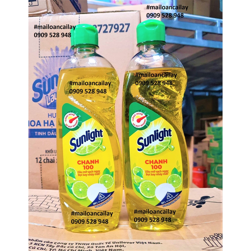Nước rửa chén sunlight chanh 400g