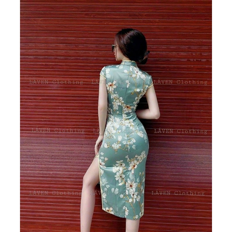 Váy Tết ❤️FREESHIP❤️ Sườn xám cách tân đẹp