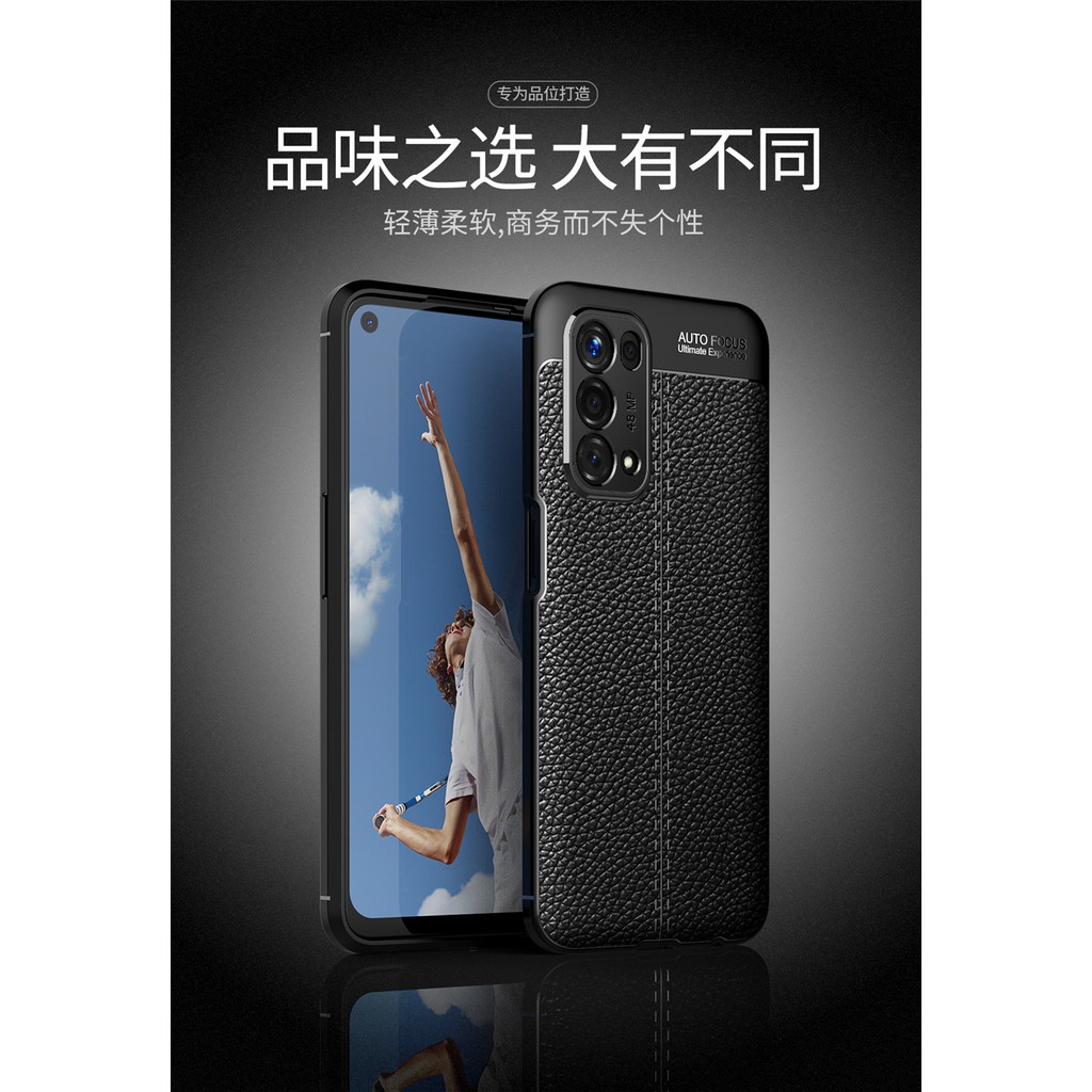 OPPO Ốp Điện Thoại Silicon Mềm Họa Tiết Vỏ Quả Vải Bảo Vệ Bốn Góc | BigBuy360 - bigbuy360.vn